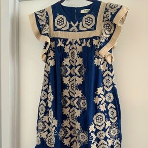 Sea Manuela Flutter Sleeve Dress